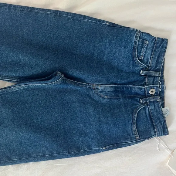 COS Straight Leg Extra-High Rise Ankle Jeans Organic Cotton Size 23 NWT - Picture 7 of 7
